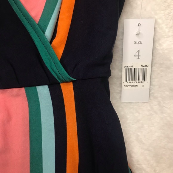 NWT Donna Morgan stripe print dress - Picture 6 of 8